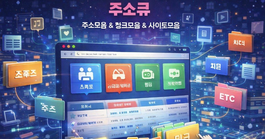 주소큐 주소모음 링크모음 사이트모음 메인 안내 이미지